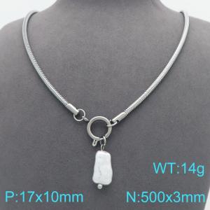 Stainless Steel Necklace - KN299175-Z