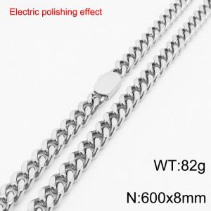 Stainless Steel Necklace - KN299249-Z