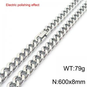 Stainless Steel Necklace - KN299270-Z