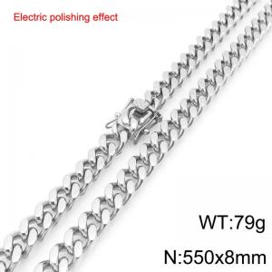 Stainless Steel Necklace - KN299296--Z