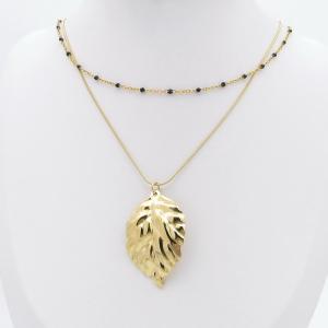 SS Gold-Plating Necklace - KN299514-SP