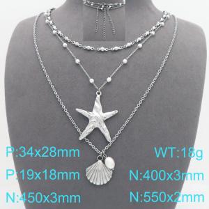 Stainless Steel Necklace - KN299545-Z