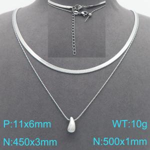 Stainless Steel Necklace - KN299578-Z