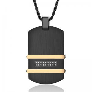 Stainless Steel Necklace - KN299696-WGAS