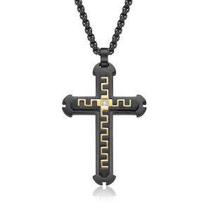 Stainless Steel Necklace - KN299702-WGAS