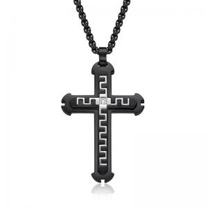 Stainless Steel Necklace - KN299705-WGAS