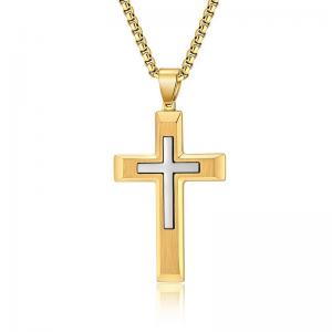 Stainless Steel Necklace - KN299719-WGAS