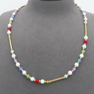 Bead Necklace - KN299814-NJ