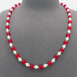 Bead Necklace - KN299816-NJ