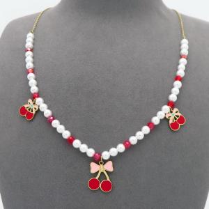 Bead Necklace - KN299817-NJ