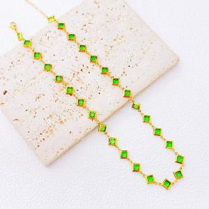 SS Gold-Plating Necklace - KN300643-SXSJ