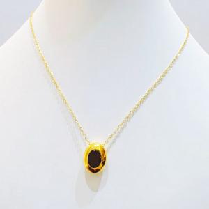 SS Gold-Plating Necklace - KN300666-SXSJ
