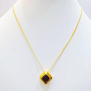 SS Gold-Plating Necklace - KN300671-SXSJ