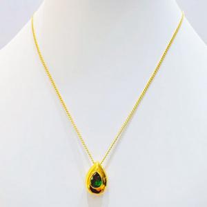 SS Gold-Plating Necklace - KN300679-SXSJ
