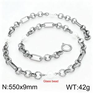 Stainless Steel Necklace - KN300718-Z