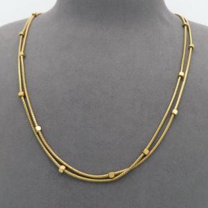 SS Gold-Plating Necklace - KN300821-MN