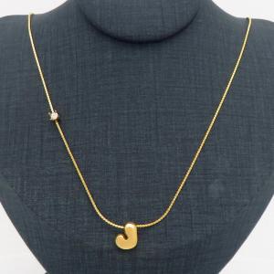 SS Gold-Plating Necklace - KN300905-HDJ