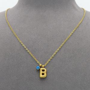 SS Gold-Plating Necklace - KN300920-HDJ