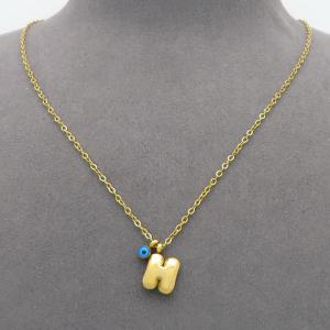 SS Gold-Plating Necklace - KN300926-HDJ