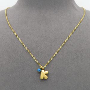 SS Gold-Plating Necklace - KN300929-HDJ