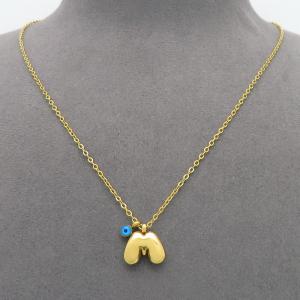 SS Gold-Plating Necklace - KN300931-HDJ