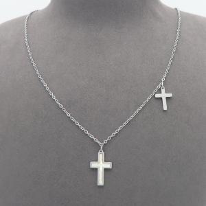 Stainless Steel Necklace - KN300948-HDJ