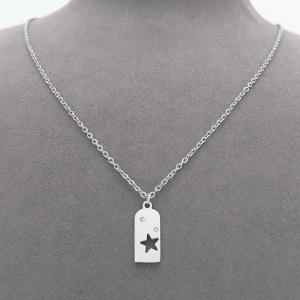 Stainless Steel Necklace - KN300952-HDJ