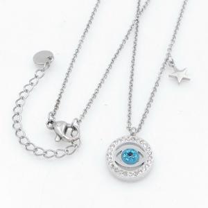 Stainless Steel Stone Necklace - KN300993-CX