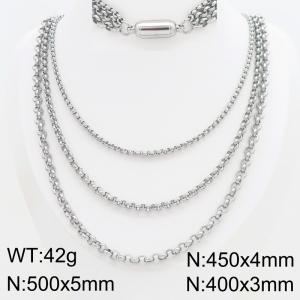 Stainless Steel Necklace - KN301142-Z