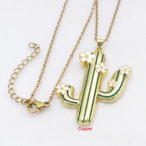 Copper Necklace - KN301287-TJG