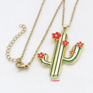 Copper Necklace - KN301291-TJG