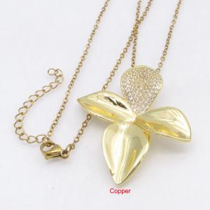 Copper Necklace - KN301294-TJG