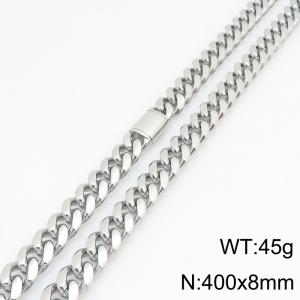 Stainless Steel Necklace - KN301336-ZLY