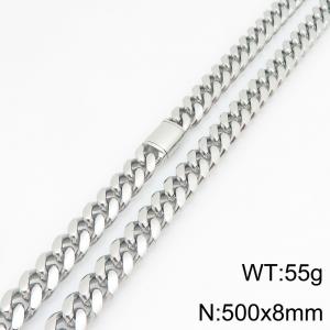 Stainless Steel Necklace - KN301338-ZLY