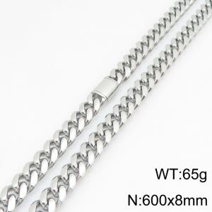 Stainless Steel Necklace - KN301340-ZLY