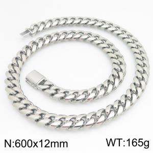 Stainless Steel Necklace - KN301372-ZLY