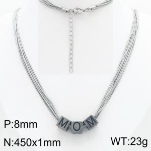 Stainless Steel Necklace - KN301587-Z