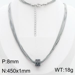 Stainless Steel Necklace - KN301596-Z