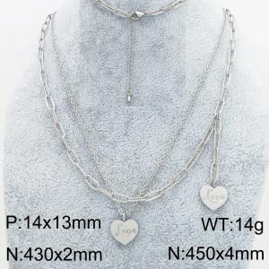 Stainless Steel Necklace - KN301619-Z