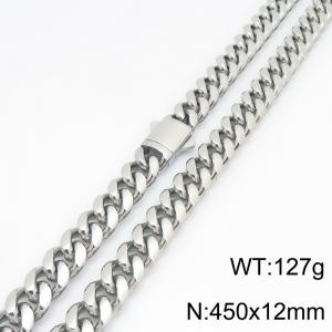 Stainless Steel Necklace - KN301641-ZLY