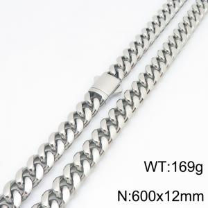 Stainless Steel Necklace - KN301644-ZLY