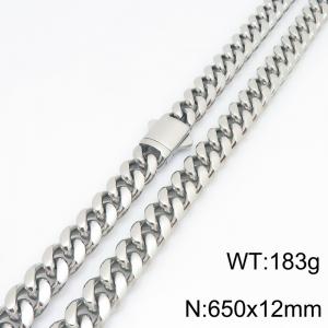 Stainless Steel Necklace - KN301645-ZLY