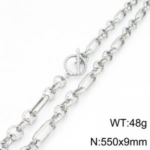 Stainless Steel Necklace - KN302133-Z