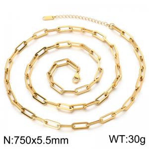 Stainless Steel Necklace - KN302502-Z