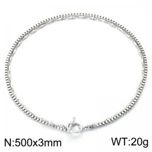 Stainless Steel Necklace - KN302615-Z