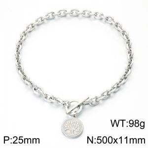 Stainless Steel Necklace - KN302686-Z