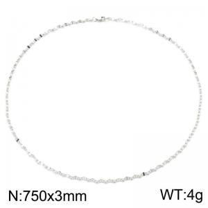 Stainless Steel Necklace - KN302752-Z