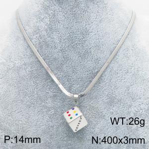 Stainless Steel Necklace - KN302875-SS