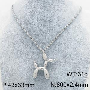 Stainless Steel Necklace - KN302876-SS