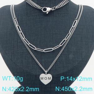 Stainless Steel Necklace - KN302887-Z